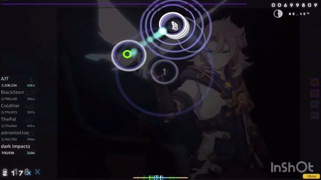 Albedo theme song played in OSU! смотреть онлайн