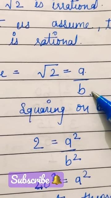 Prove that root 2 Is a rational number #solutions #realnumbers смотреть онлайн