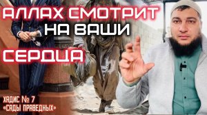 «Аллах не смотрит на вашу внешность, но смотрит на ваши сердца» (Сады праведных)