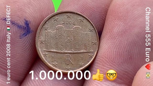 1 euro cent 2008 Italy DEFECT смотреть онлайн
