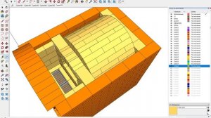 Русская печь с мангалом