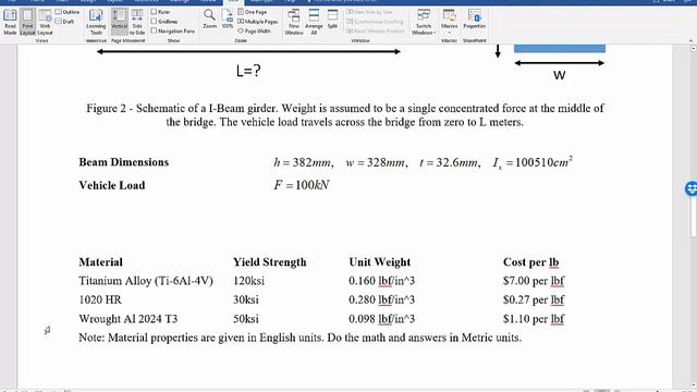 MECH 3334 - Bridge Girder Design Project смотреть онлайн