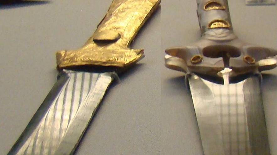 4-тысячелетний артефакт. Два ножа из зеленого обсидиана высочайшего качества обработки смотреть онлайн