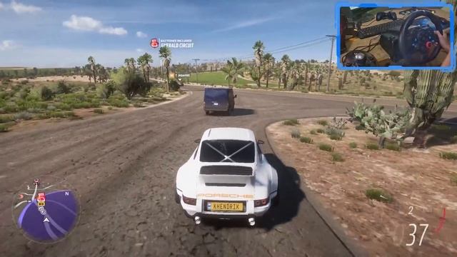Porsche 911 Reimagined by Singer - Forza Horizon 5 - Logitech g29 gameplay смотреть онлайн