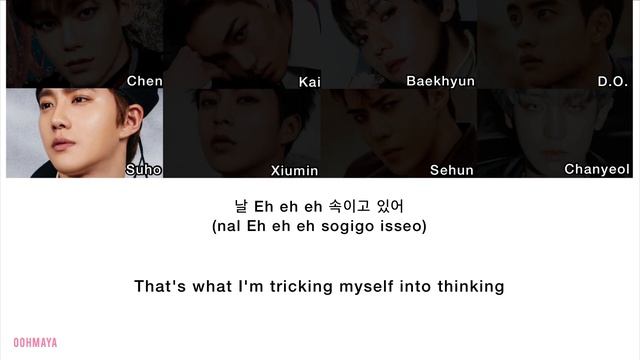 EXO 엑소 'Gravity' Lyrics (Correct Members) смотреть онлайн