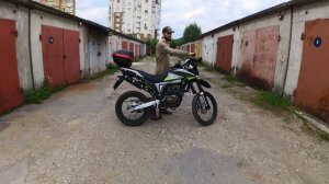 Заменил глушитель на мотоцикле Regulmoto TE