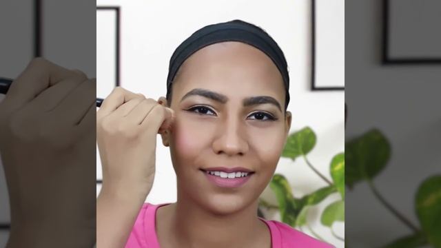 How to use Bronzer, Blush and Highlighter For Oval Face| Dark Skin-Tone| Forever Beauty App смотреть онлайн