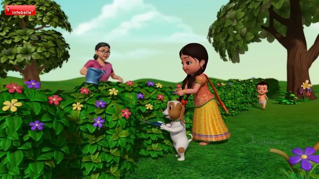 Chalo Chalein Naani Ke Ghar - नानी का घर | Hindi Rhymes for Children | Infobells смотреть онлайн