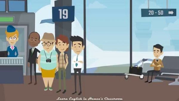 At the Airport On the Plane Daily English Conversation Improve Your English_360p