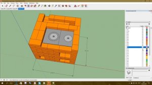Порядовка отопительно варочной печи