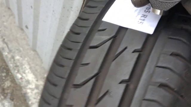 Старение шин. Твёрдость 6- и 14-летней шины. Трещины.