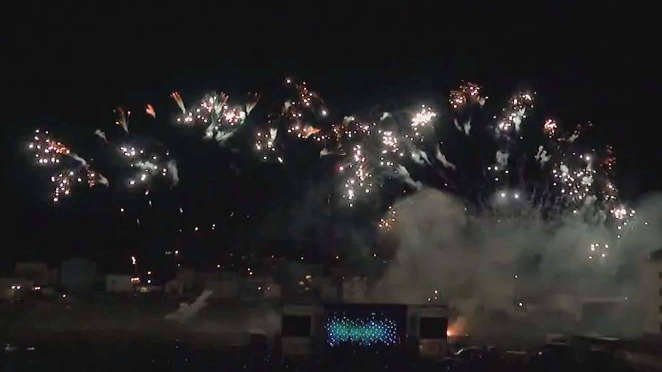 Карнавал фейерверков 5 Крым г.Судак 1800 лет