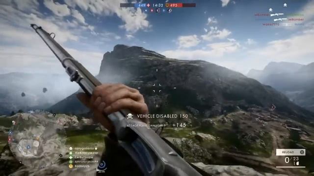 BF1 - Martini-Henry VS Plane смотреть онлайн