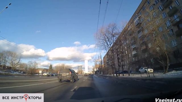 Все улицы Мосфильмовского экзаменационного маршрута ГИБДД смотреть онлайн