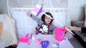 Детский набор для уборки дома. Седа ТВ / Children set for cleaning the house. Seda TV