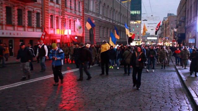 Марш по улице Сумской 14 октября смотреть онлайн