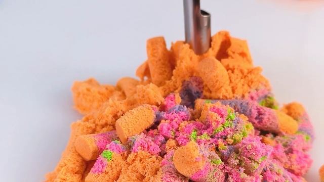 Very Satisfying 8 Minutes Relaxing and Decompressing Kinetic Sand Video ASMR No.248 смотреть онлайн