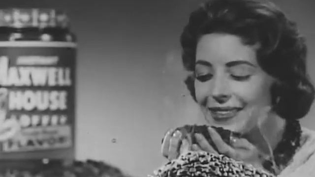 General Foods - Instant Maxwell House Coffee - Warm Bean Flavor - Vintage Commercial - 1960s смотреть онлайн