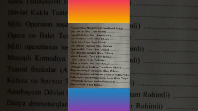 Milli teatr günü ilə bağlı virtual sərgi смотреть онлайн