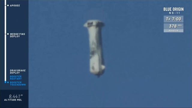 Blue Origin. New Shepard-11 Mission. Блю Ориджин. Нью Шепард-11 миссия