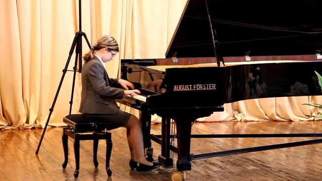 Горячева Ангелина, 12 лет \ Л. В. Бетховен. Соната № 10 G-dur оп. 14 № 2 смотреть онлайн