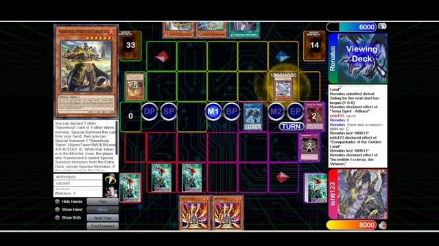 Yu-Gi-Oh! DB Replays Ep.89 Tenyi Swordsoul vs Eldlich (January 2022) смотреть онлайн