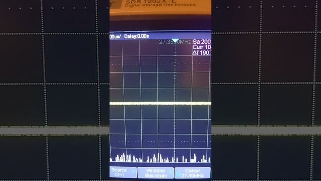 demonstration of amplitude over freq. using spectrum anylyzer as well asFFt смотреть онлайн