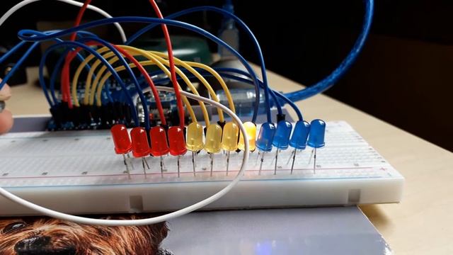 Ефекти з ланцюжком світлодіодів LED Arduino смотреть онлайн