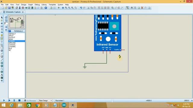 Touch less Automatic Hand Sanitizer Dispenser using Arduino in Proteus смотреть онлайн