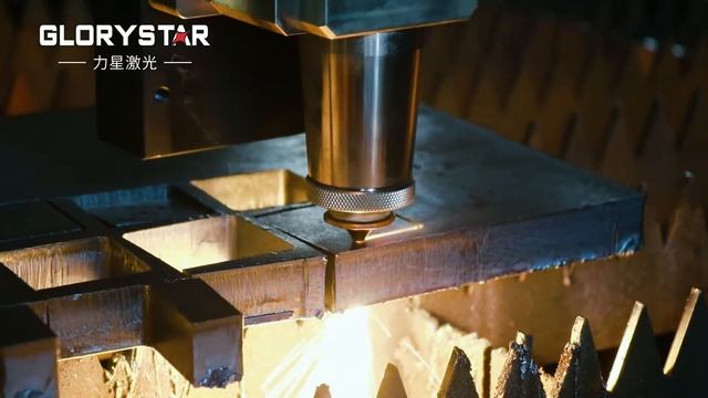 25mm Carbon Steel Cutting with 6000W CNC Laser Cutting Machine | Glorystar Laser смотреть онлайн