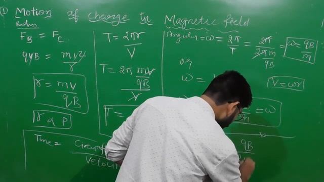 Motion of a charge in magnetic field || Abhishek sahu смотреть онлайн