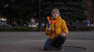 Он лучше твоего нёрфа // ретро бластер nerf elite rampage // Дизмон