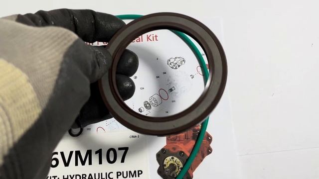 A6VM107 Bosch Rexroth Hydraulic Piston Pump Seal Kit Repair Kit Sealing O Ring Kit Gasket Kit смотреть онлайн