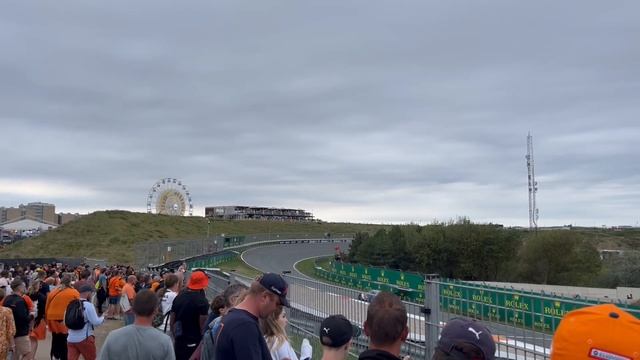 Porsche Mobil 1 Supercup car entering the ‘Arie Luyendijk’ corner, Zandvoort 2023 | Lars F1 смотреть онлайн