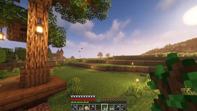 I used EVERY WOOD TYPE to build my House in Hardcore Minecraft - Episode 7 смотреть онлайн