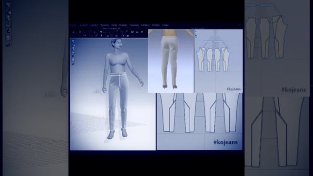 Построение и моделирование женских брюк в Marvelous CLO 3D смотреть онлайн