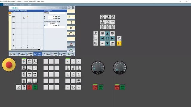 "CNC TURNING" SIEMENS 828D CONTROL PAR RADIUS CUTTIN CYCLE PROGRAMMING смотреть онлайн