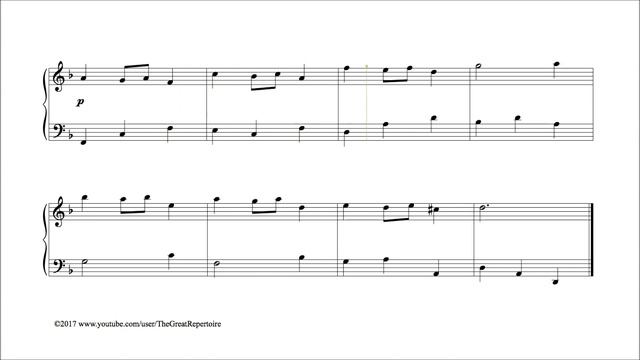 Purcell, Air in D minor, ZT 676, Organ смотреть онлайн