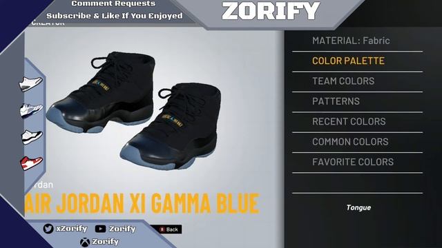 NBA 2K21 Shoe Creator - Air Jordan 11 "Gamma Blue" смотреть онлайн