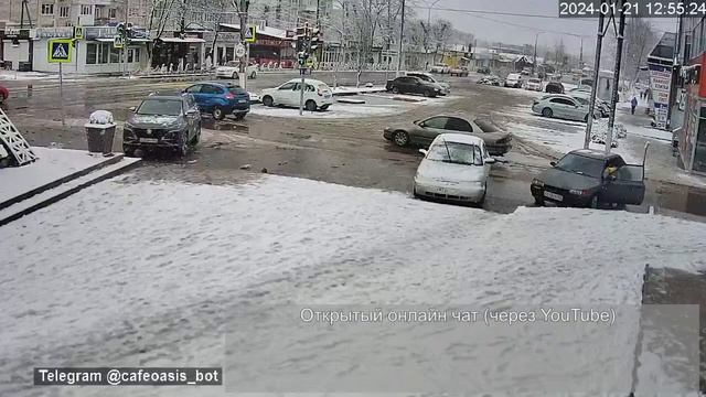 Онлайн релакс. Кропоткин, снег, музыка. смотреть онлайн