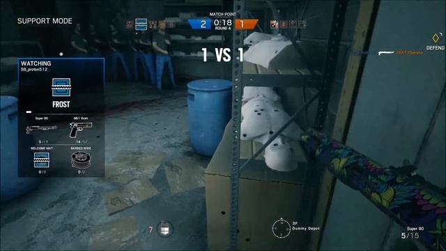Tom Clancy's Rainbow Six Siege - Proton's tight clutch смотреть онлайн