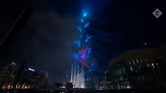 Дубай Новый год салют 2019 Dubai New Year 2019 смотреть онлайн