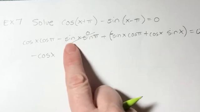 5-4 Sum and Difference Identities Ex 7 смотреть онлайн