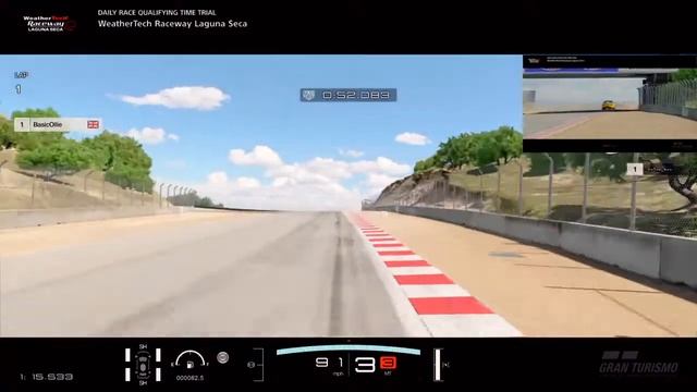 Gran Turismo Sport: Laguna Seca Daily Race C Top 10 Time! смотреть онлайн