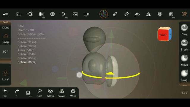 Nomad Sculpt Modeling | 3D Modeling | Robot 3D Modeling | CG Sculpt смотреть онлайн