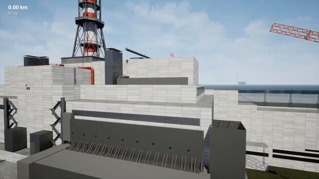 CNPP Sarcophagus Construction In 2 Minutes | UE5 WIP смотреть онлайн