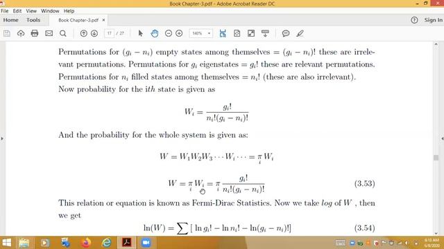 3.6 Fermi-Dirac Distribution | TSP | Dr. Anwar Manzoor смотреть онлайн