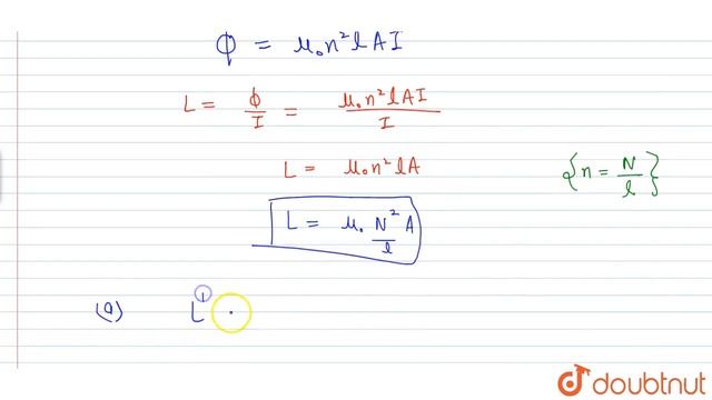 What will happen to the inductance of a solenoid a. when the number of turns and the смотреть онлайн