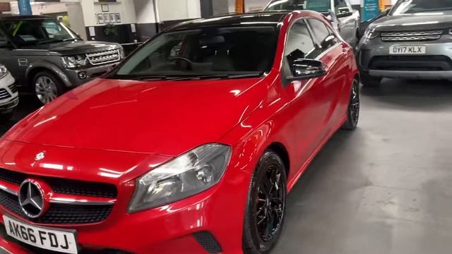 2016/66 Mercedes Benz A180d Se Executive Euro 6 (A45 rear spoiler / Gloss Black Alloys / Sat Nav) смотреть онлайн