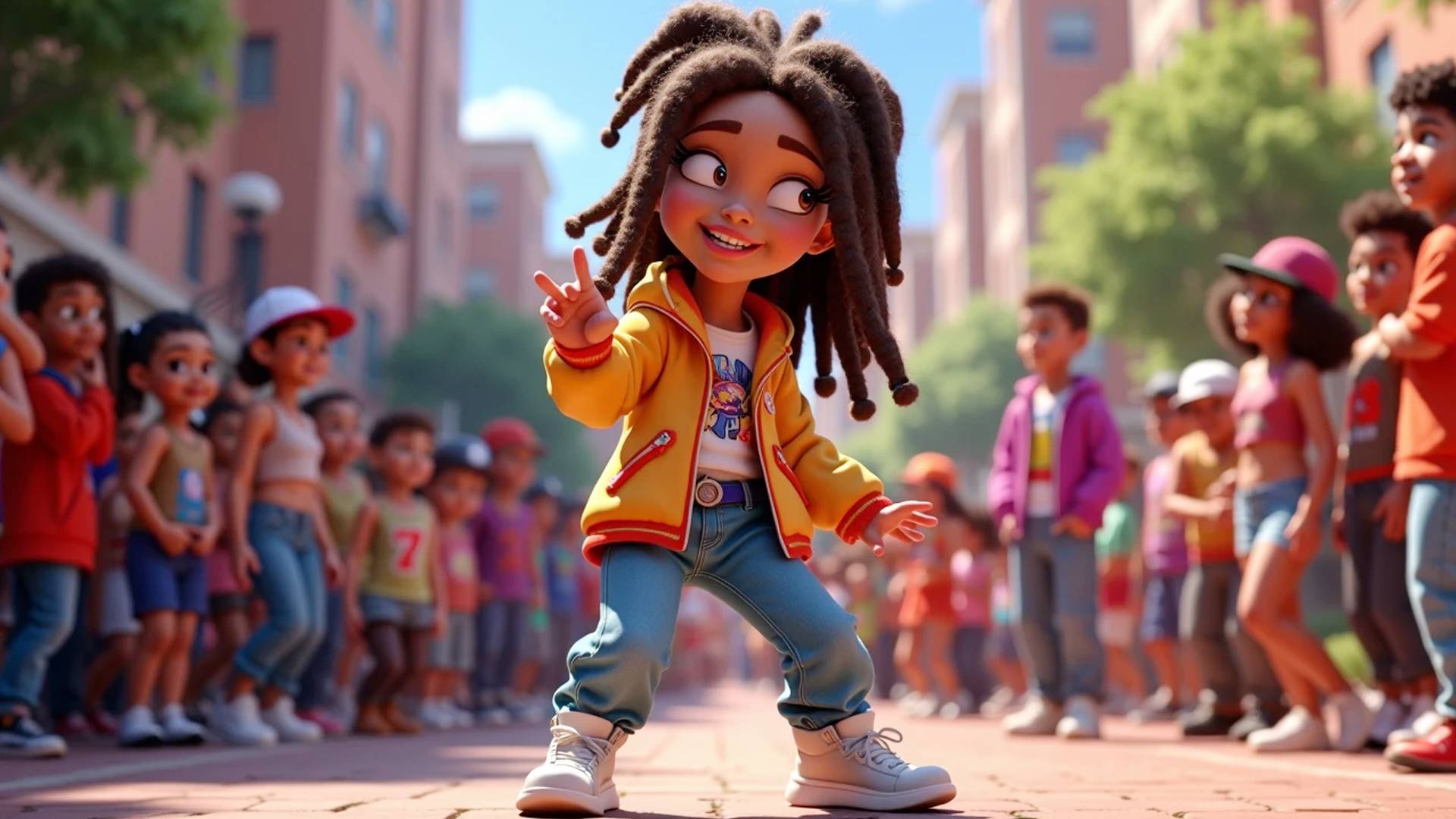 Танцуй с нами! Весёлая детская песенка с движениями — Музыкаша представляет! смотреть онлайн